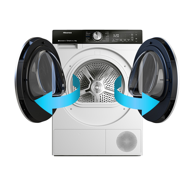 HISENSE DRYER,10KG,CONNECT LIFE,HEAT PUMP,ION REFRESH