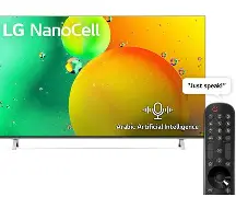 LG 65" NANO, Smart, 3 HDMI, 2 USB, Magic Remote, Satellite