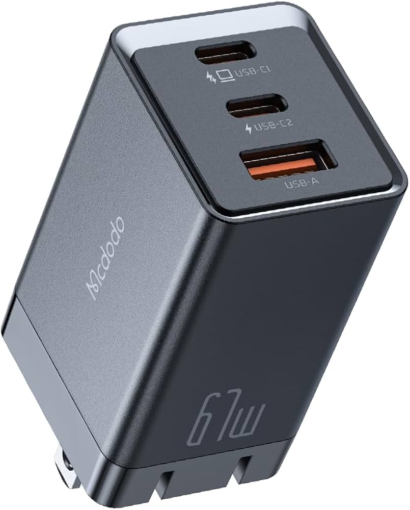 MCDODO 67W2C+1A FAST CHARGER